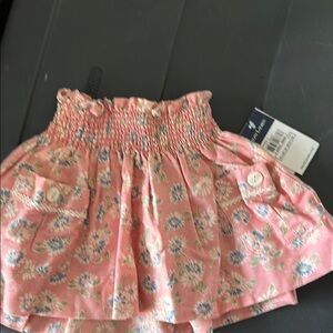 Ralph Lauren Pink Floral Skirt for Kids